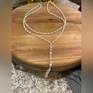 Bridal back necklace for low back gown